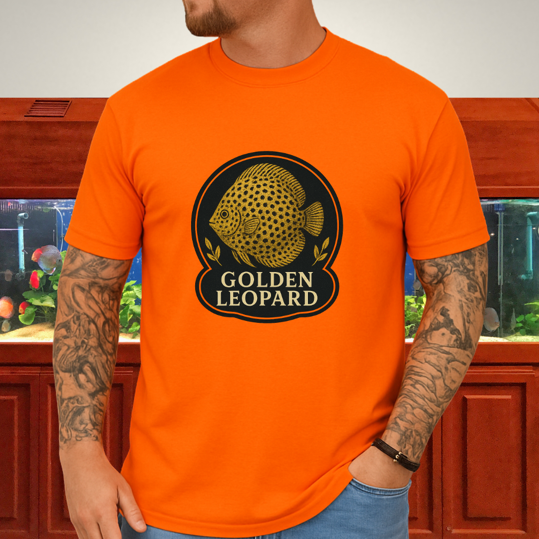 Vintage Golden Leopard Discus Tee