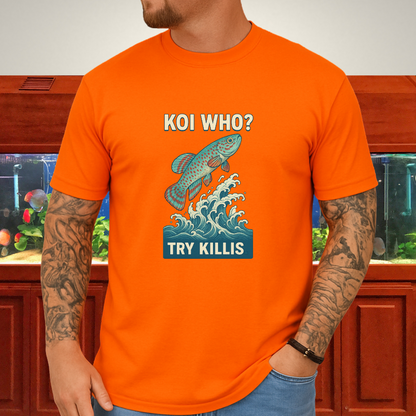 Koi Who? Try Killis Tee – Gardneri Killifish Ukiyo-e Style