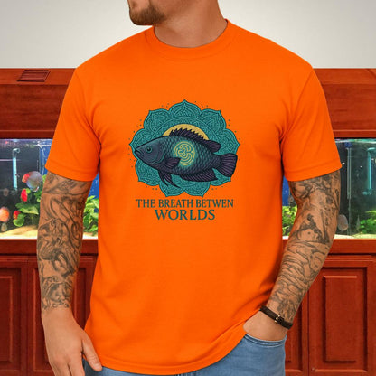 The Breath Between Worlds Tee – Spiritual Climbing Perch Design