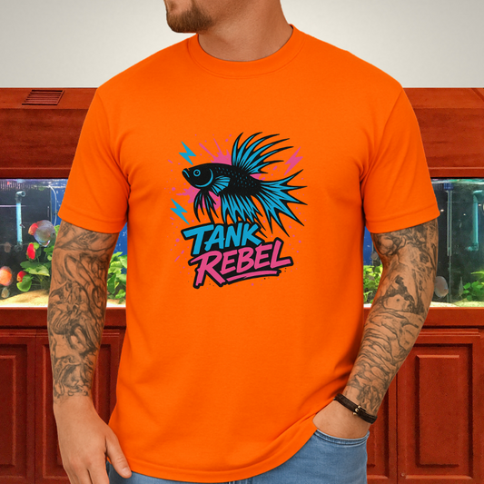 Tank Rebel Punk Betta Fish T-Shirt
