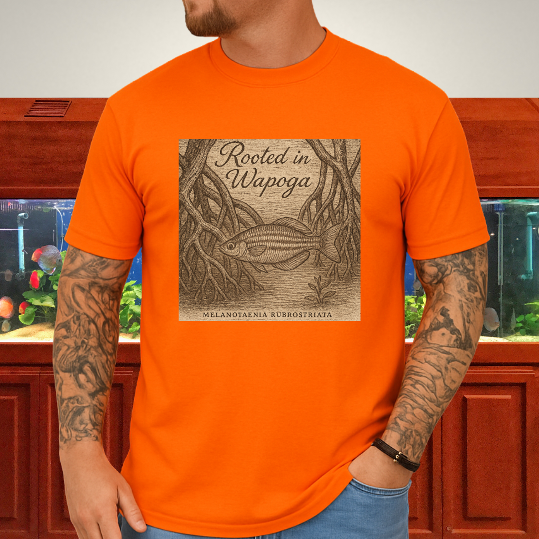 Wapoga Rainbowfish Shirt – Etched Driftwood & Mangrove Style