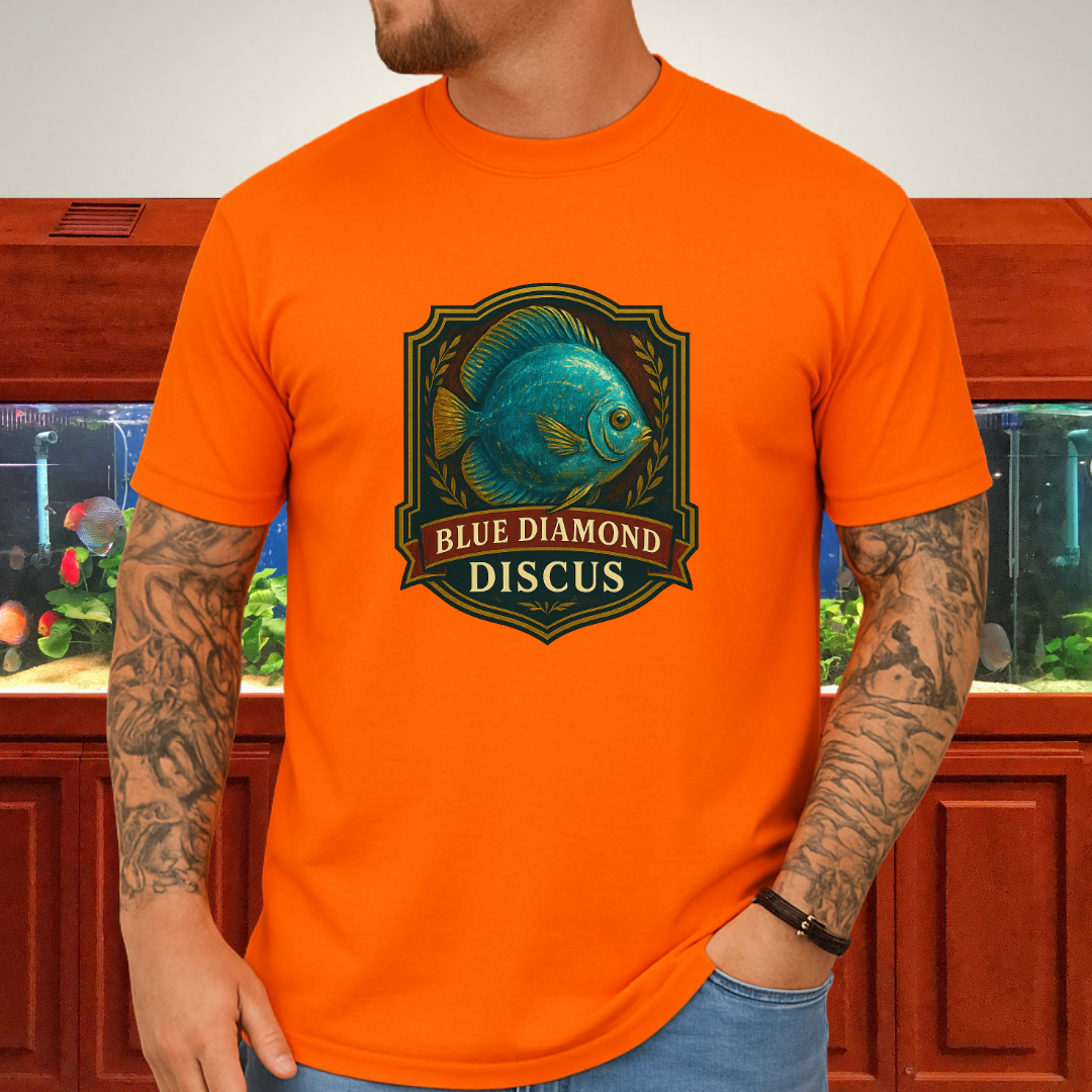 Blue Diamond Discus Retro Crest T-Shirt