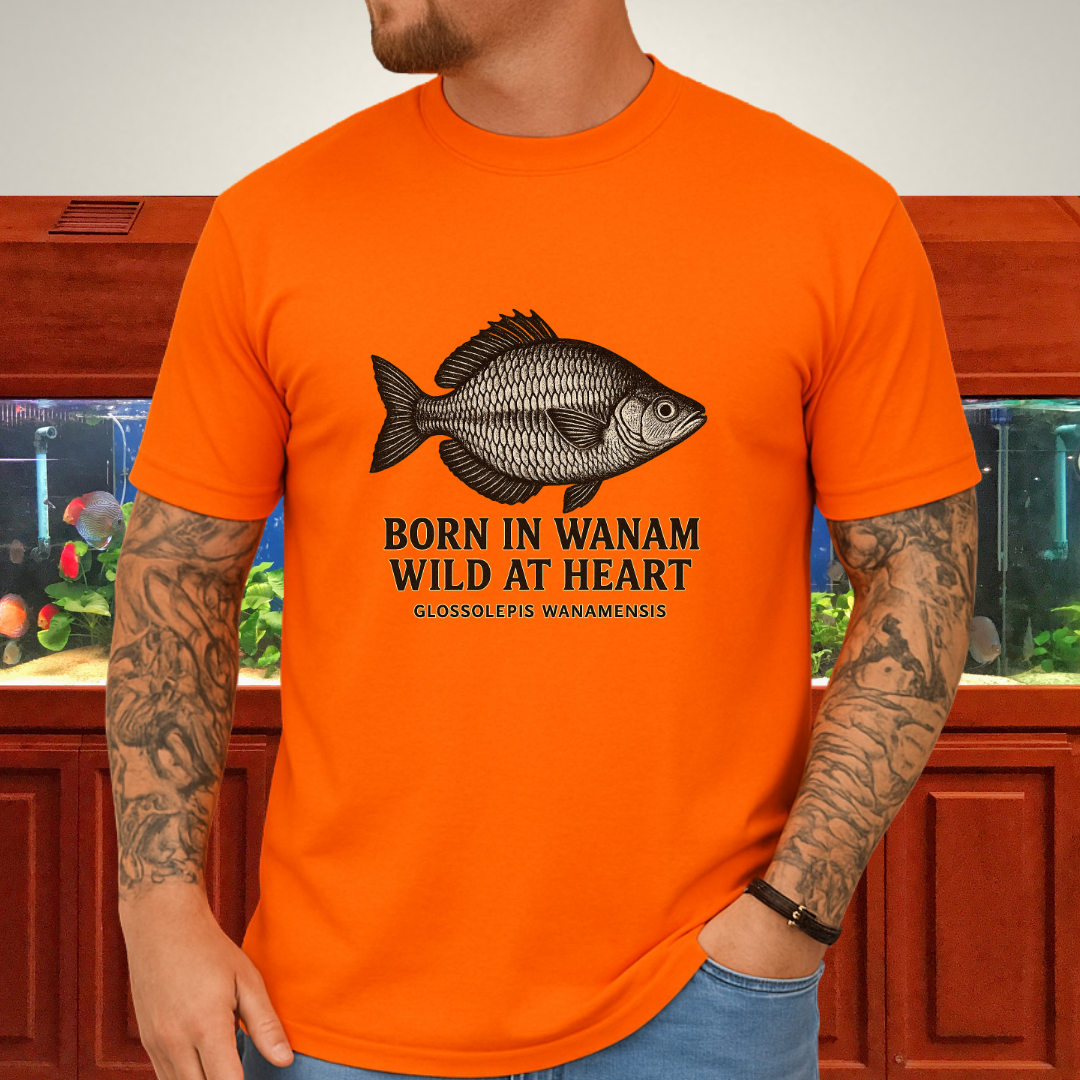 Born in Wanam Tee – Lake Wanam Rainbowfish Adventure Design