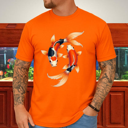 Japanese Koi Fish Harmony Shirt – Aquatic Symbolism