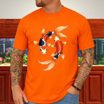 Japanese Koi Fish Harmony Shirt – Aquatic Symbolism