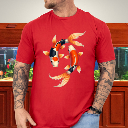 Japanese Koi Fish Harmony Shirt – Aquatic Symbolism