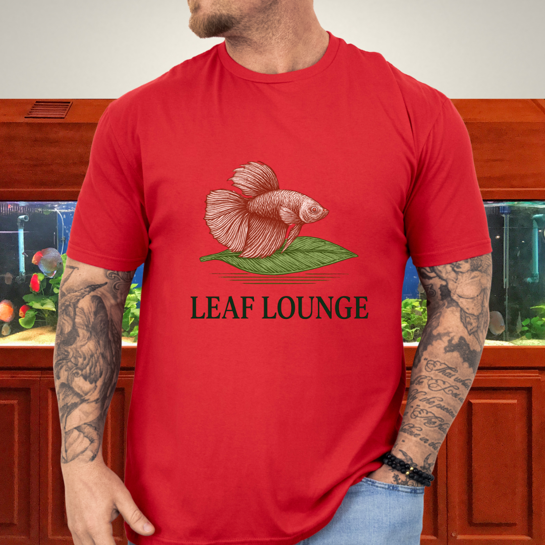 Leaf Rest Betta Tee – Floating Betta Fish Design