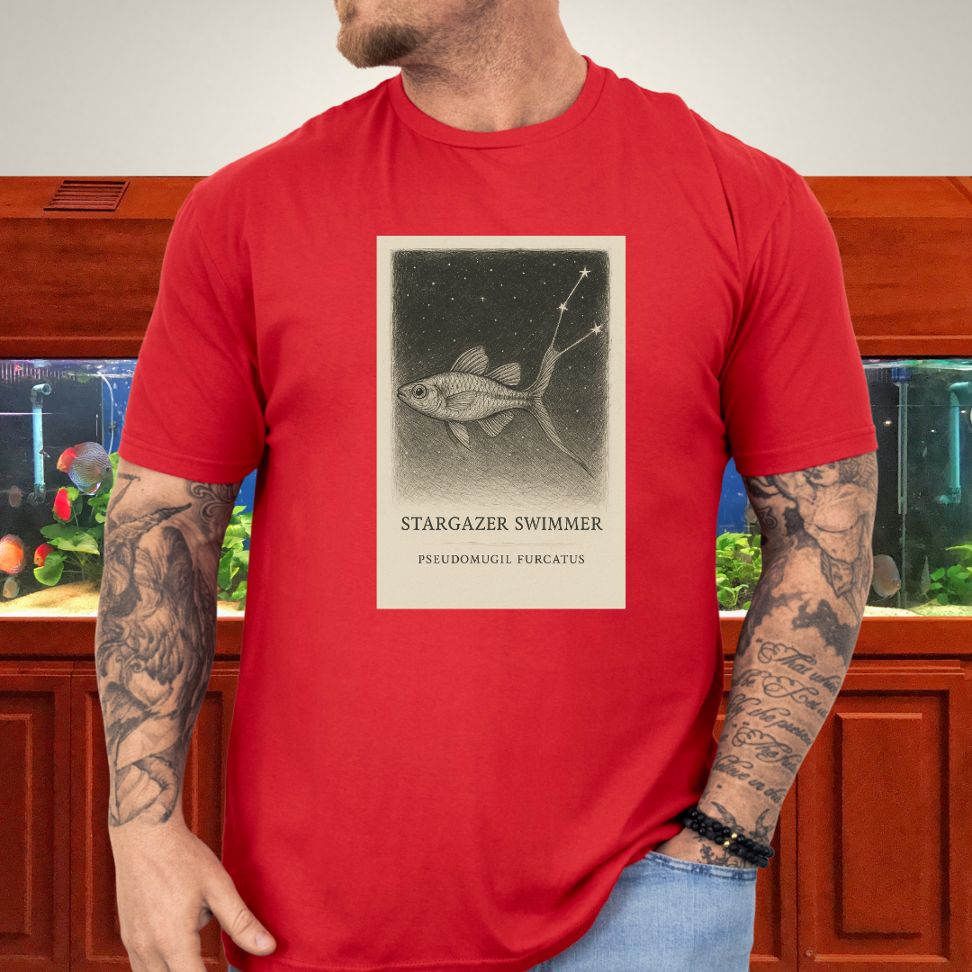 Surreal Pseudomugil Shirt – Dreamy Forktail Blue-eye Design