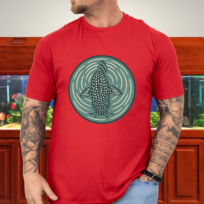 Ripple View Tee – Retro Corydoras Sterbai Lithograph