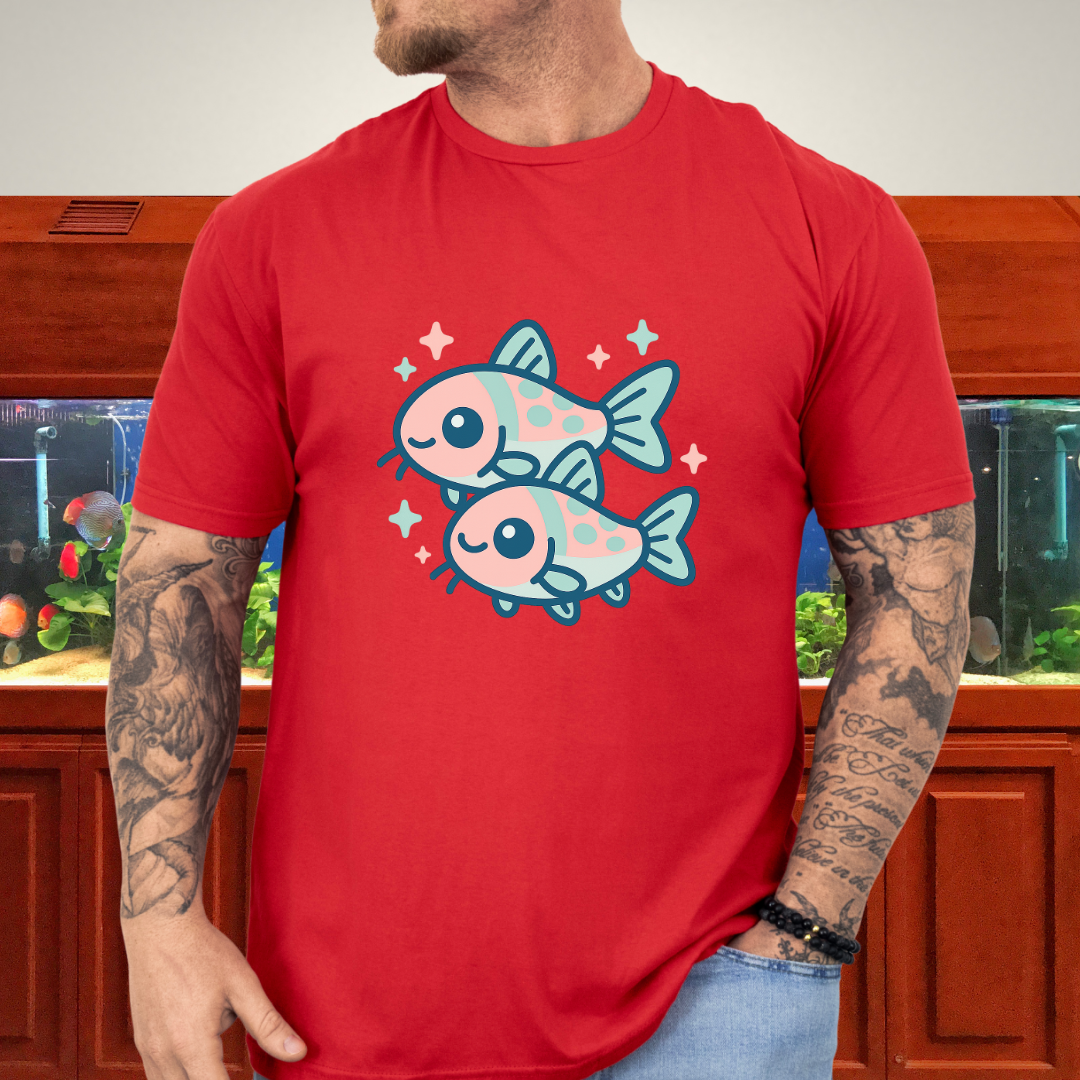 Adorable Nano Fish Shirt – Pygmy Corydoras Pastel Style