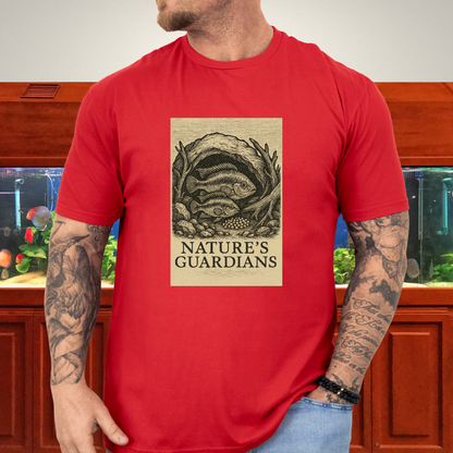 Nature’s Guardians Tee – Kribensis Pair Woodcut Illustration
