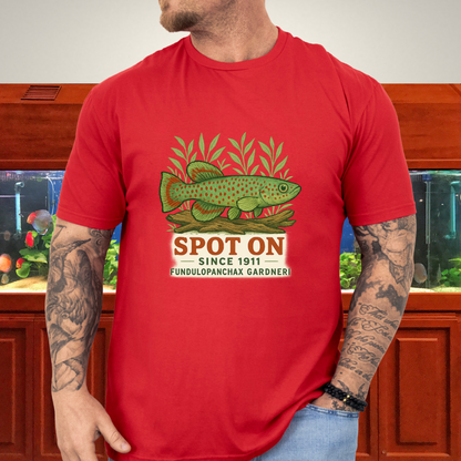 Spot On Since 1911 Tee – Gardneri Killifish Retro Design
