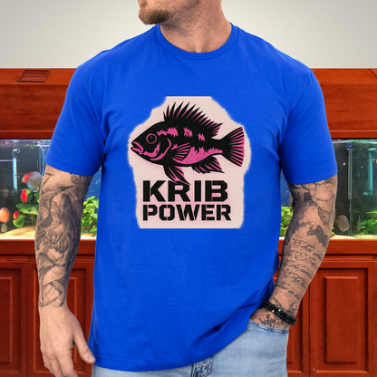 Krib Power Tee – Punk Neon Pink Kribensis Design