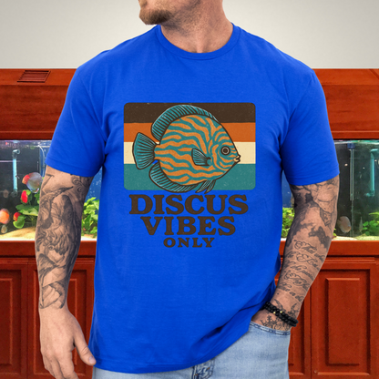 Retro Discus Fish T-Shirt – 70s Groovy Aquarium Style