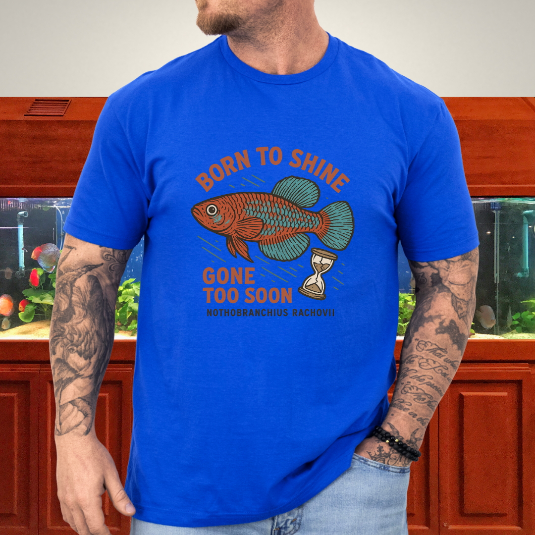 Bluefin Nothobranch Tee – Born to Shine, Gone Too Soon