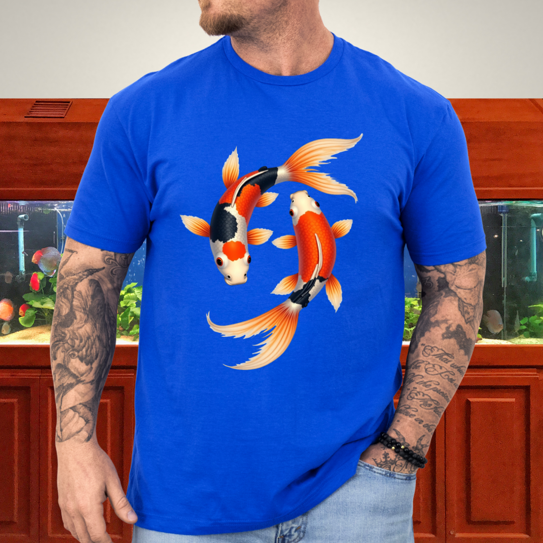 Japanese Koi Fish Harmony Shirt – Aquatic Symbolism