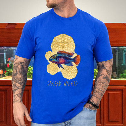 Sacred Waters Tee – Kribensis with Mandala Geometry Design