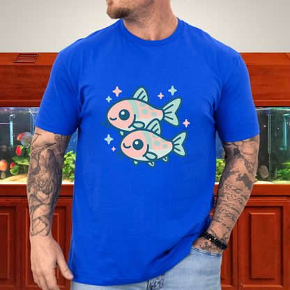 Adorable Nano Fish Shirt – Pygmy Corydoras Pastel Style