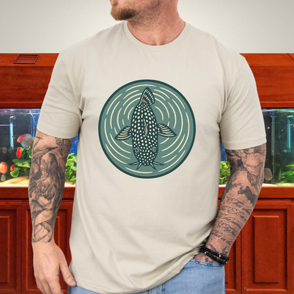 Ripple View Tee – Retro Corydoras Sterbai Lithograph