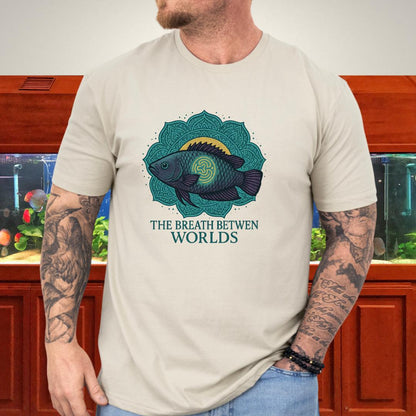 The Breath Between Worlds Tee – Spiritual Climbing Perch Design
