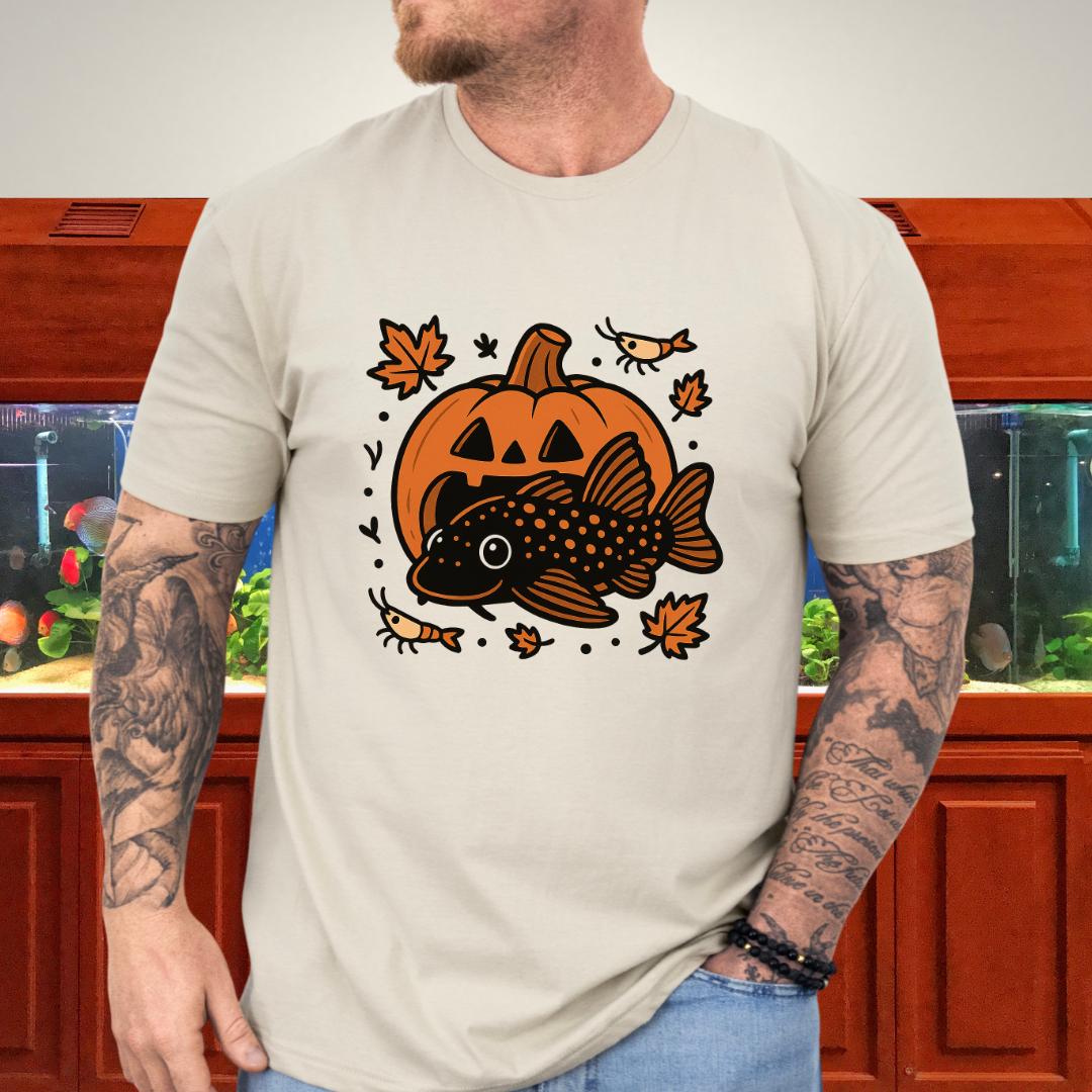 Pumpkin Pleco Party-T-Shirt-Fish &amp; Friends Tees