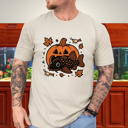 Pumpkin Pleco Party-T-Shirt-Fish &amp; Friends Tees