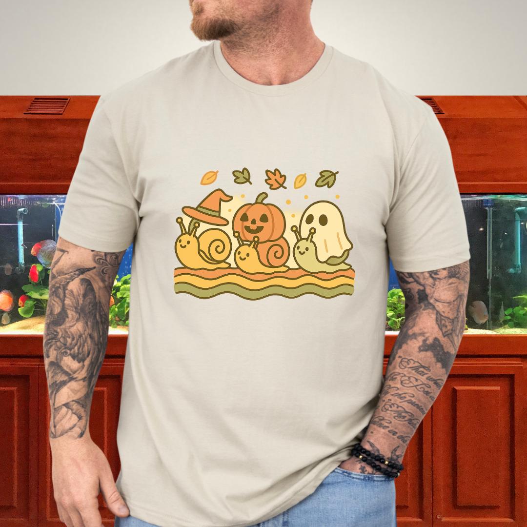 Spooky Snail Parade-T-Shirt-Fish &amp; Friends Tees