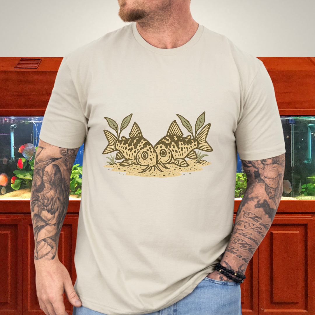 Salt and Pepper Cory Tee – Foraging Pair Nature Etching