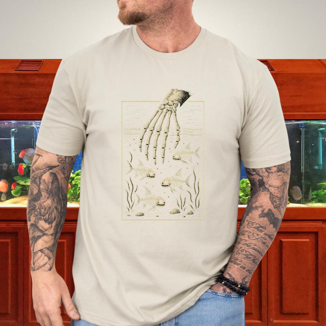 Skeleton Crew Aquarium-T-Shirt-Fish &amp; Friends Tees