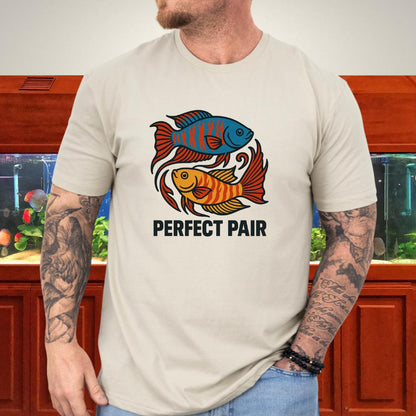 Perfect Pair Tee – Bold Yin-Yang Paradise Fish Design