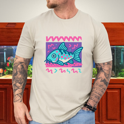 Peppered Cory Shirt – 90s Zig-Zag & Squiggle Style