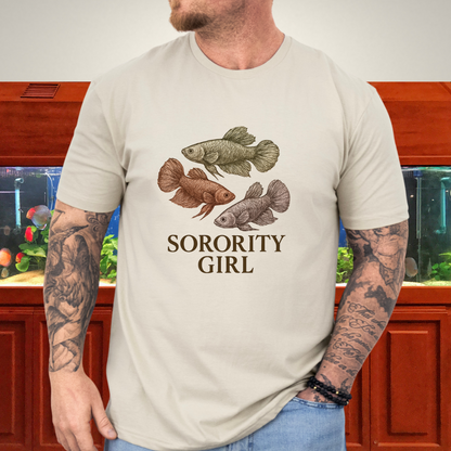 Female Betta Sorority Tee – Trio Design with Typography