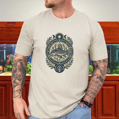 Mystic Bronze Cory Tee – Mandala Spirit Aquarium Design