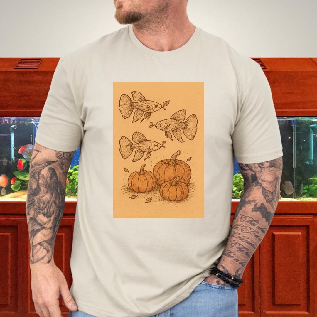 The Great Guppy Pumpkin Patch-T-Shirt-Fish &amp; Friends Tees