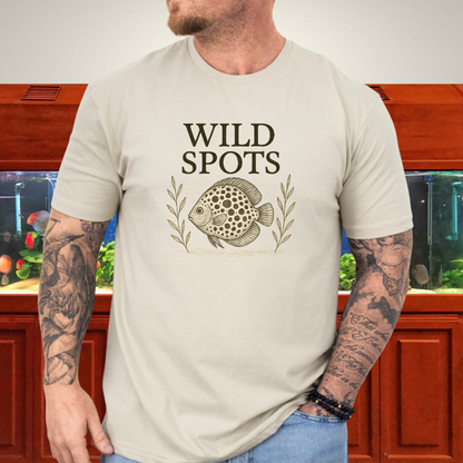 Wild Spots Leopard Discus Nature Sketch Tee