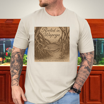 Wapoga Rainbowfish Shirt – Etched Driftwood & Mangrove Style