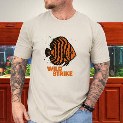 Wild Strike Punk Tiger Stripe Discus Tee
