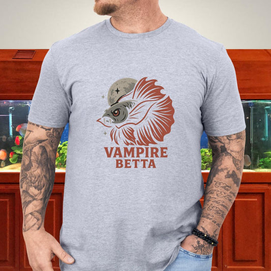 Vampire Betta-T-Shirt-Fish &amp; Friends Tees