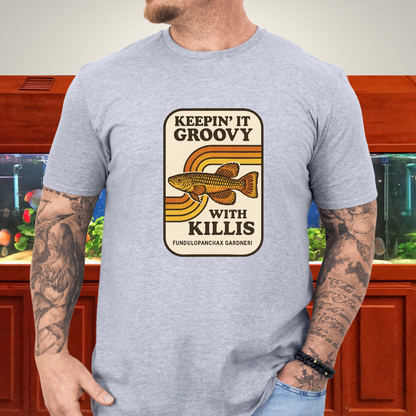 Keepin’ it Groovy Tee – Gardneri Killifish Retro Design