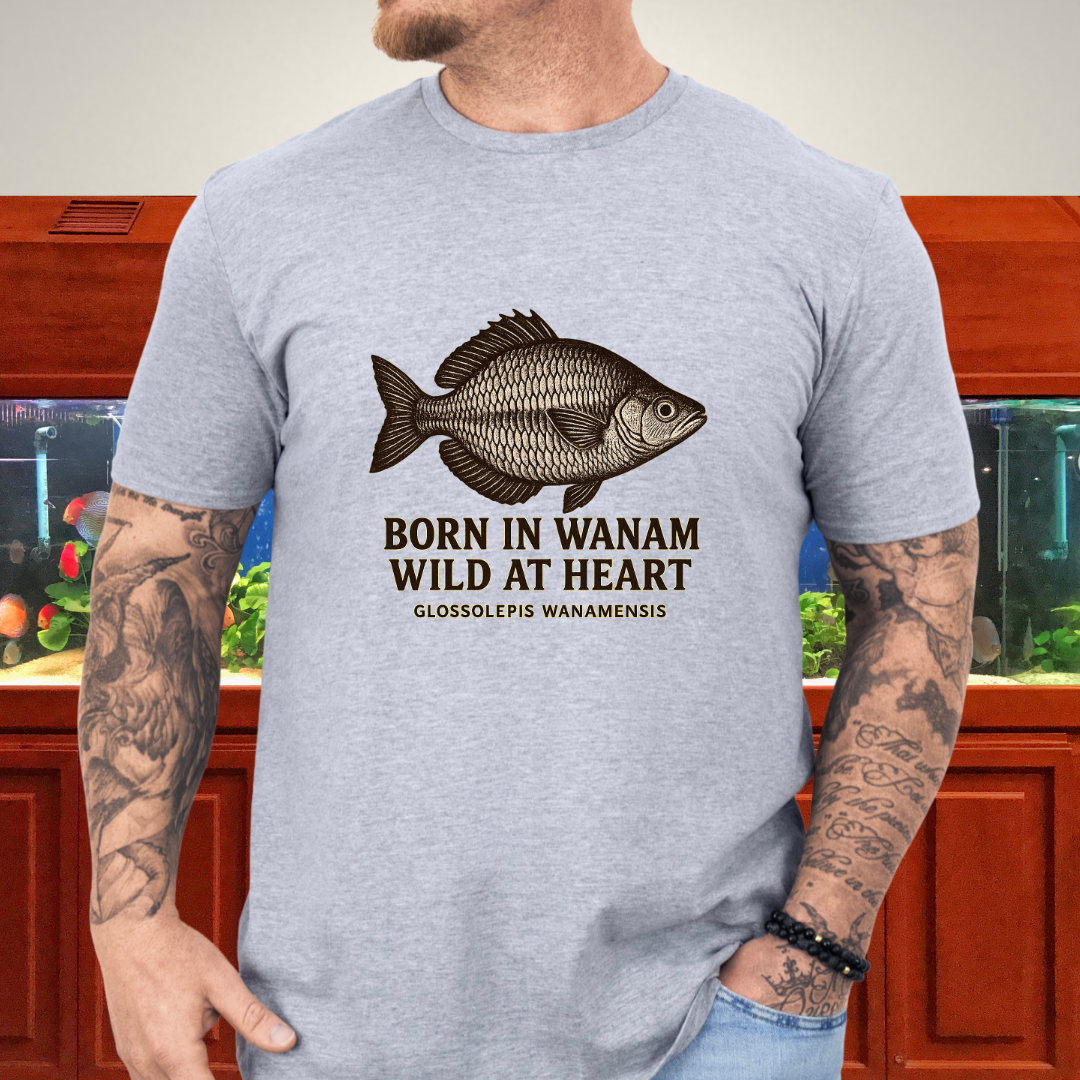 Born in Wanam Tee – Lake Wanam Rainbowfish Adventure Design