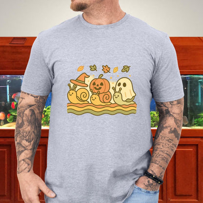 Spooky Snail Parade-T-Shirt-Fish &amp; Friends Tees