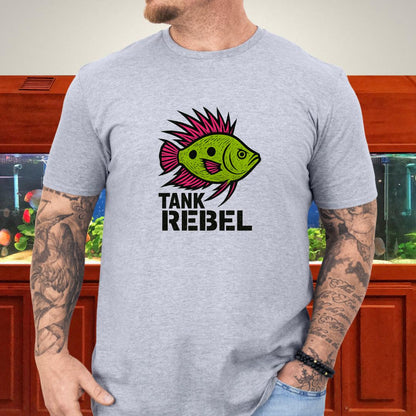 Tank Rebel Tee – Punk Three-Spot Gourami Mohawk Design