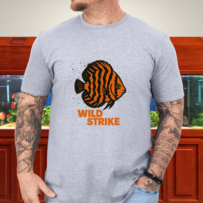 Wild Strike Punk Tiger Stripe Discus Tee
