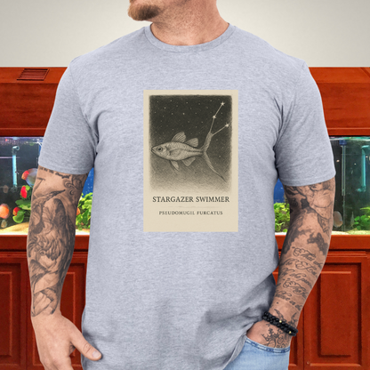 Surreal Pseudomugil Shirt – Dreamy Forktail Blue-eye Design