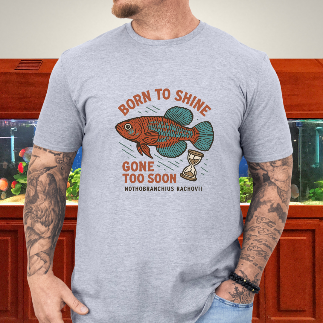 Bluefin Nothobranch Tee – Born to Shine, Gone Too Soon