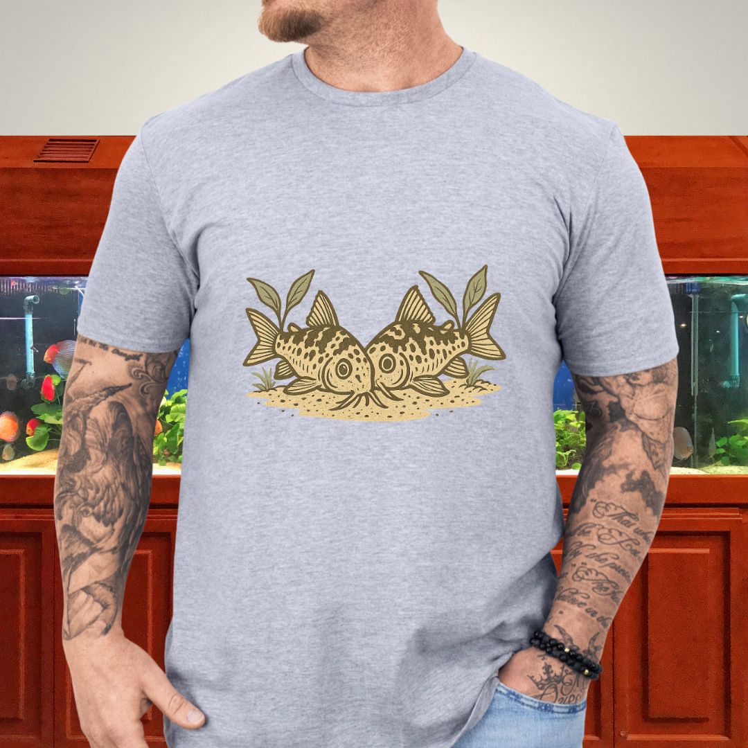 Salt and Pepper Cory Tee – Foraging Pair Nature Etching