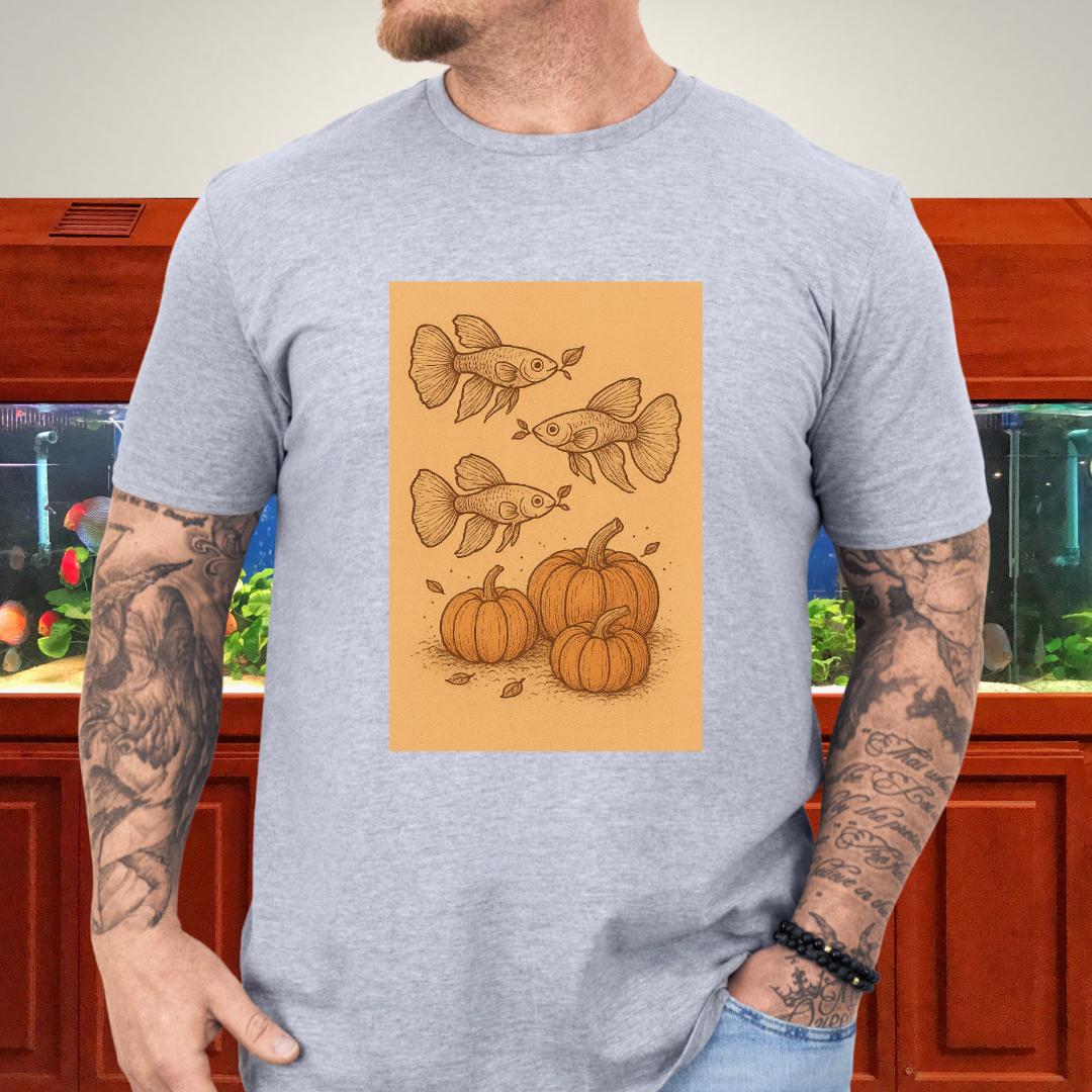 The Great Guppy Pumpkin Patch-T-Shirt-Fish &amp; Friends Tees
