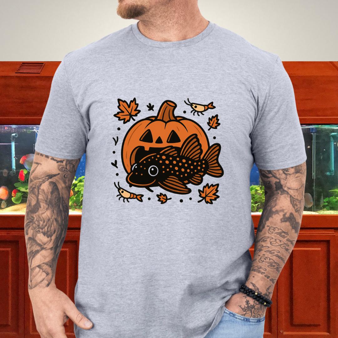 Pumpkin Pleco Party-T-Shirt-Fish &amp; Friends Tees