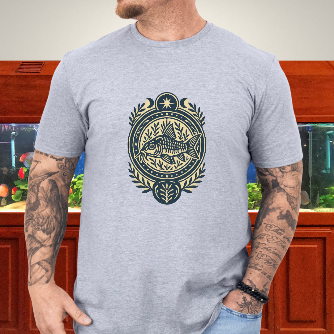 Mystic Bronze Cory Tee – Mandala Spirit Aquarium Design