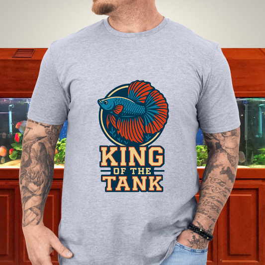 Halfmoon Betta Retro Logo Tee for Aquarium Hobbyists